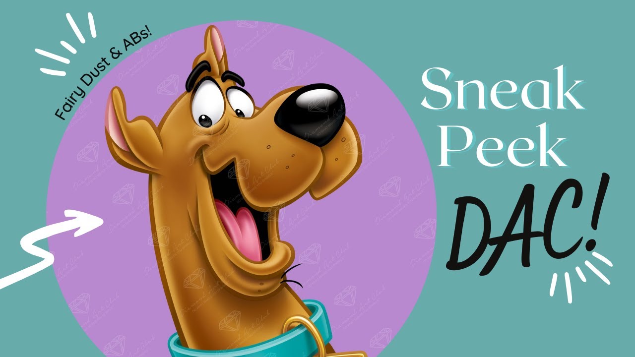 Sneak Peek! Scooby Doo is at Diamond Art Club!