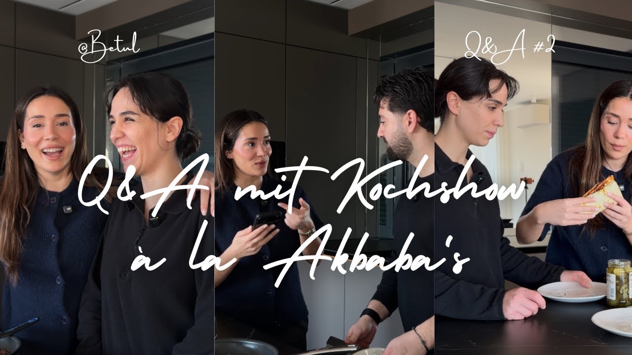 Chaos, Küche & ehrliche Gespräche | Q&A mit Kochshow à la Akbaba's 🍝✨