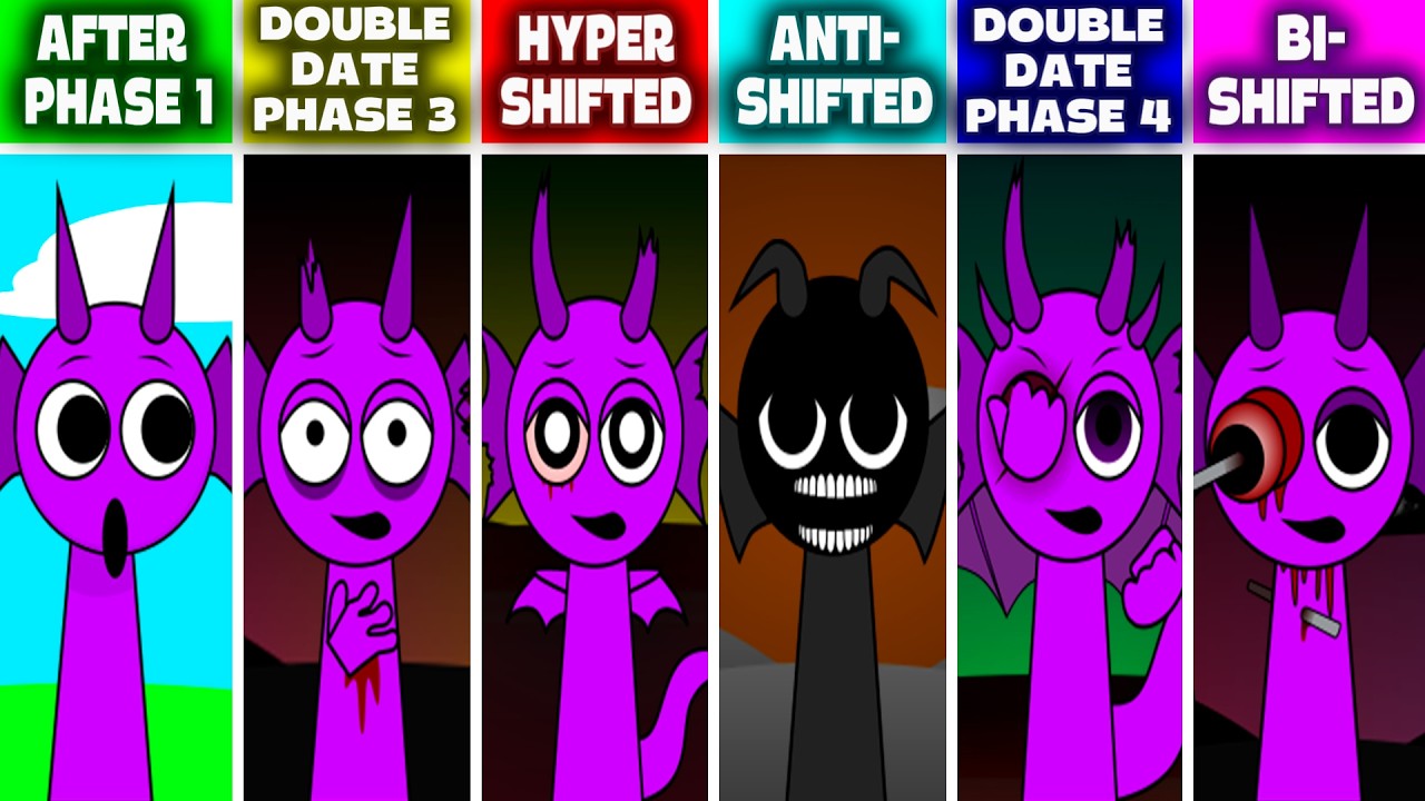 Sprunki HYPER SHIFTED, DOUBLE DATE Phase 3-4, ANTI-SHIFTED, BI-SHIFTED But REPEAT After PHASE 1
