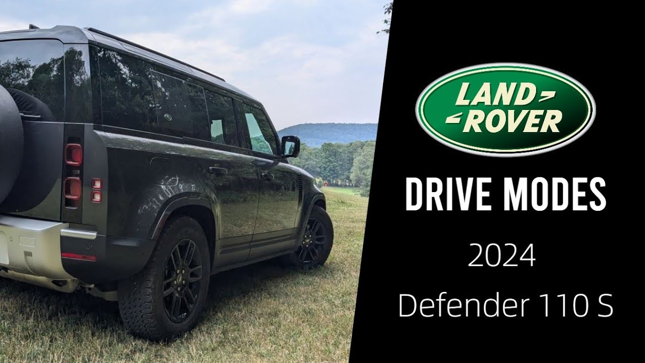 Режимы вождения Land Rover Defender 110 S 2024 года