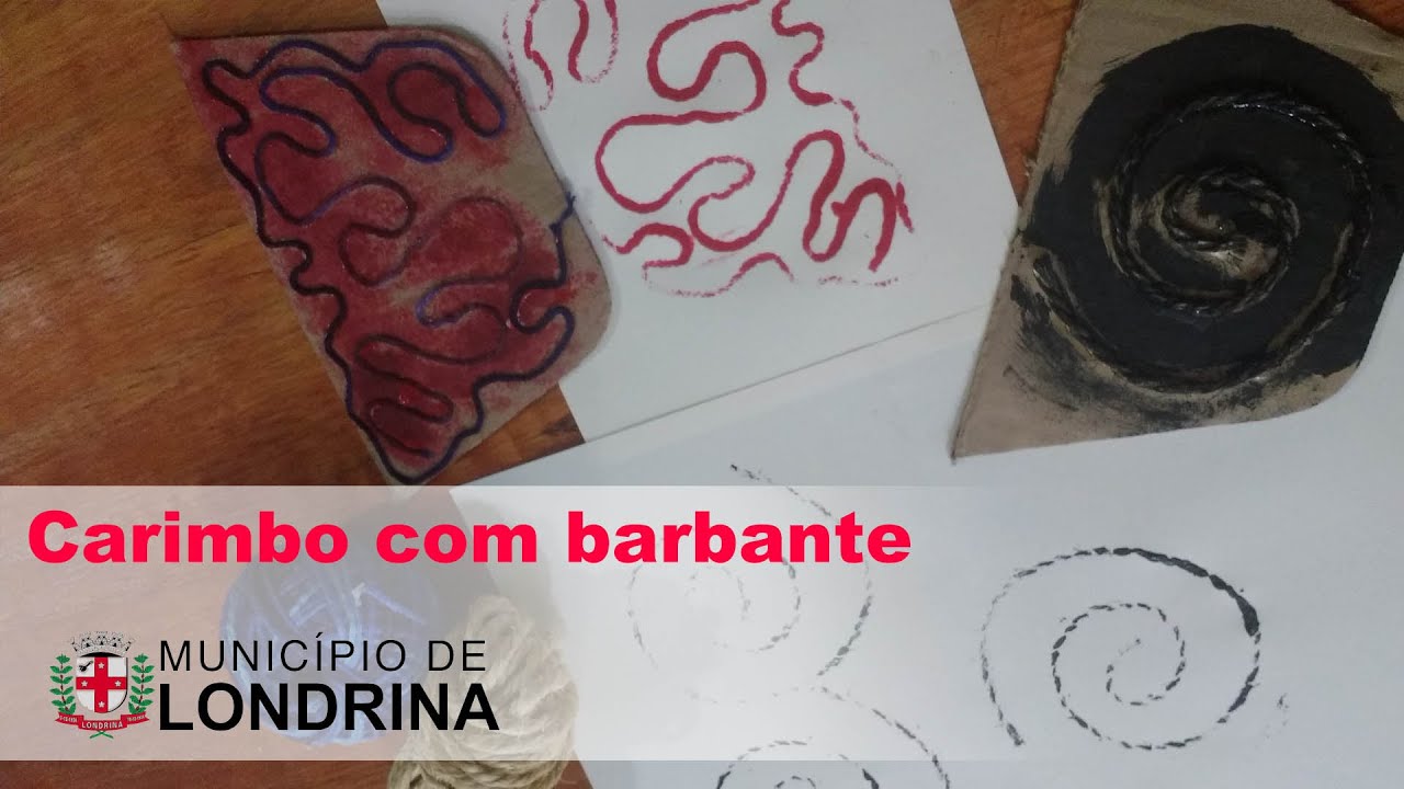 AULA 2 ATIVIDADE: Carimbo de barbante