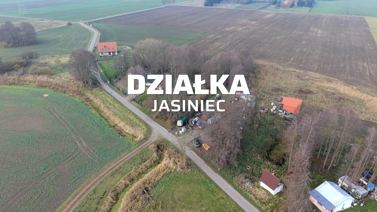 Działka w Zielonej Okolicy - Jasiniec - Bogdaniec - 1313 m2.