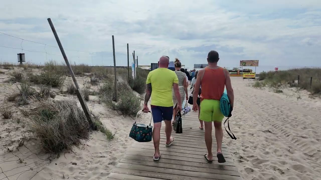 Tak wygląda dojście na Cypel w Helu – wakacyjny spacer nad Bałtykiem [4K]