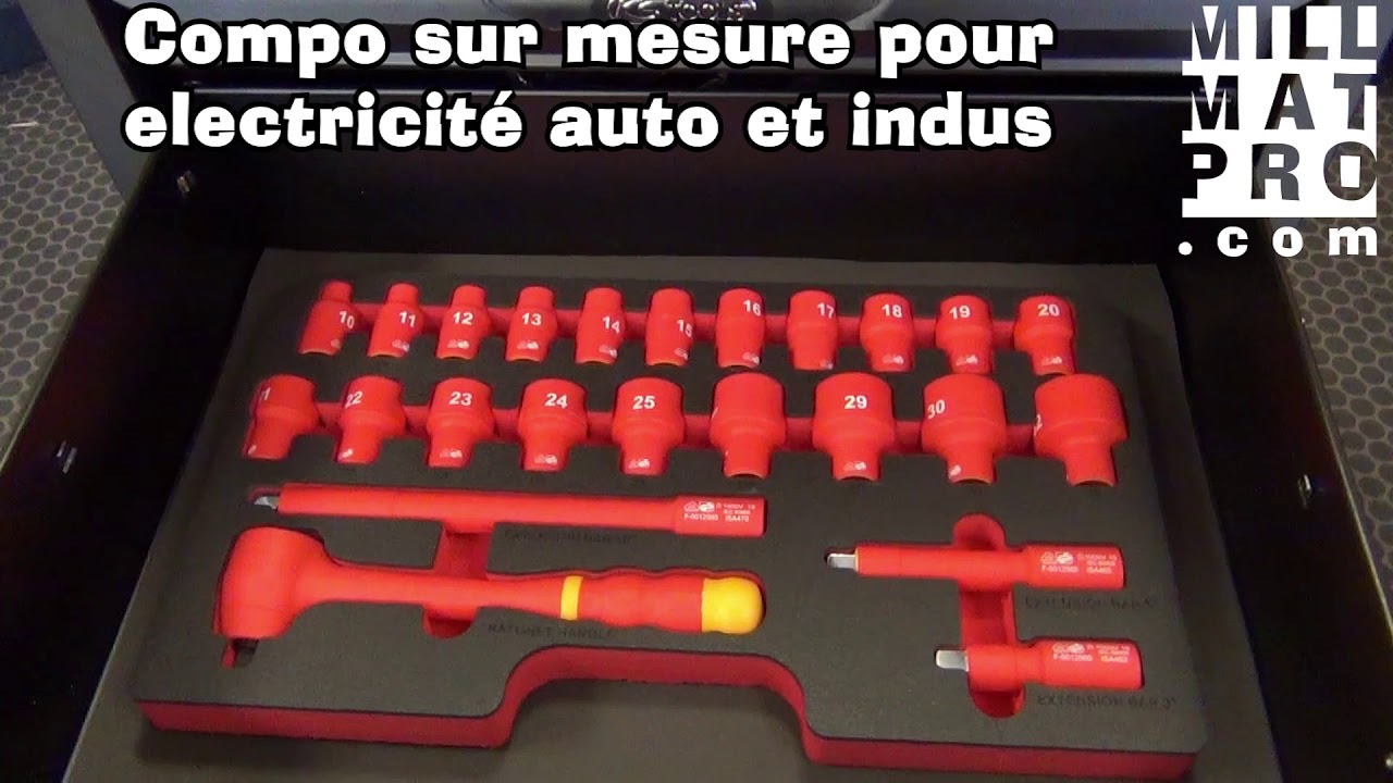 Servante d'atelier sur mesure pour électricien et mécanicien véhicule hybride / électrique