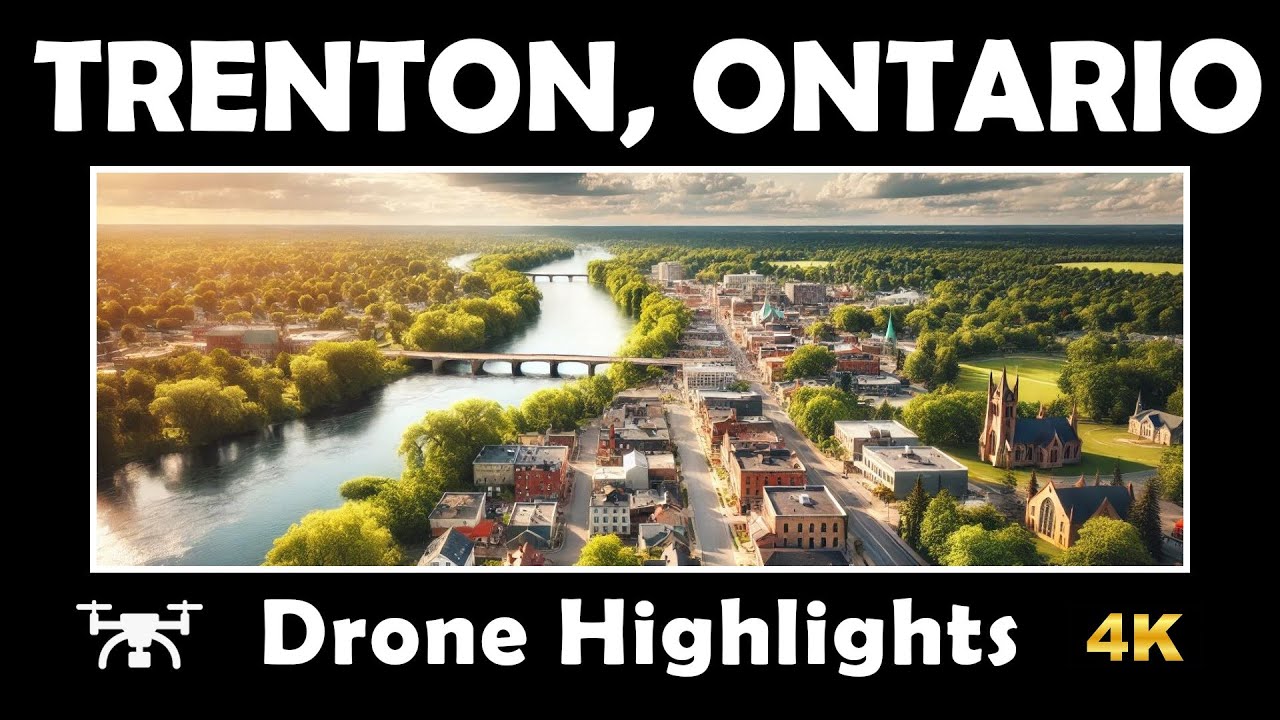 Exploring Trenton, Ontario in Stunning 4K &ndash; DJI Mini 4 Pro Drone Adventure 🌍