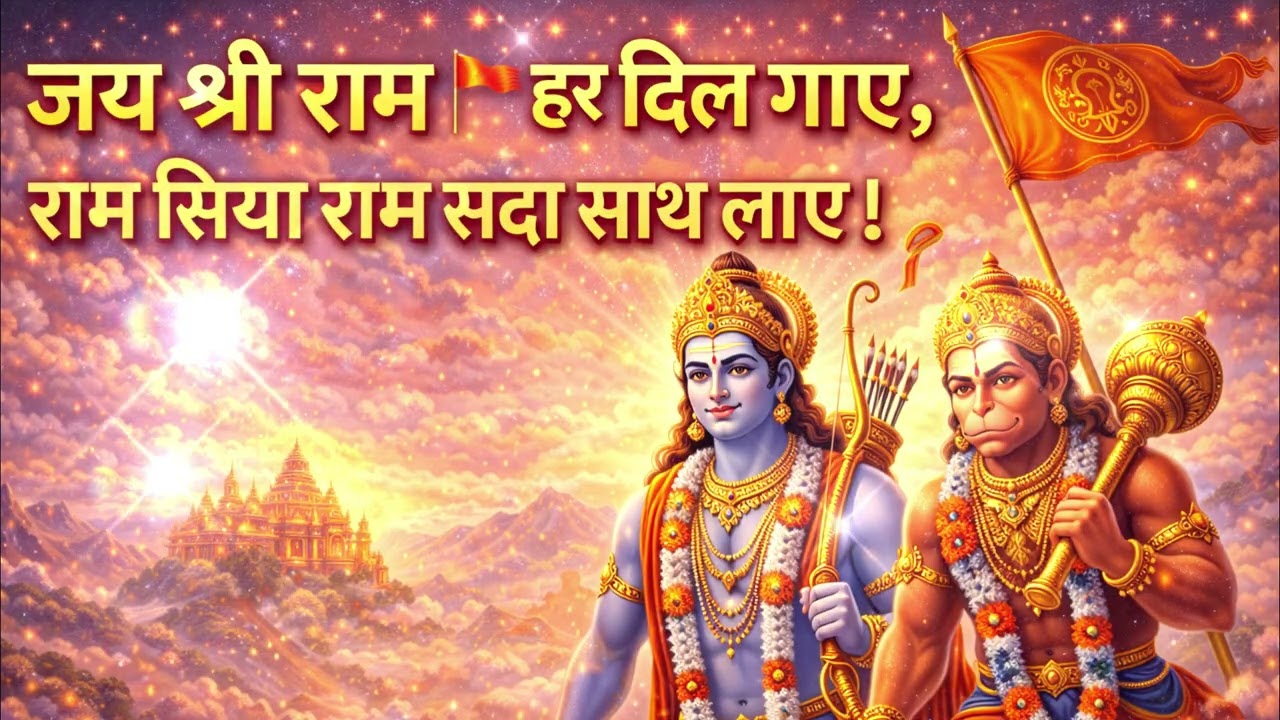 Jai Shri Ram 🚩 | Ram Siya Ram Dhun | Powerful Ram Hanuman Bhajan 2026