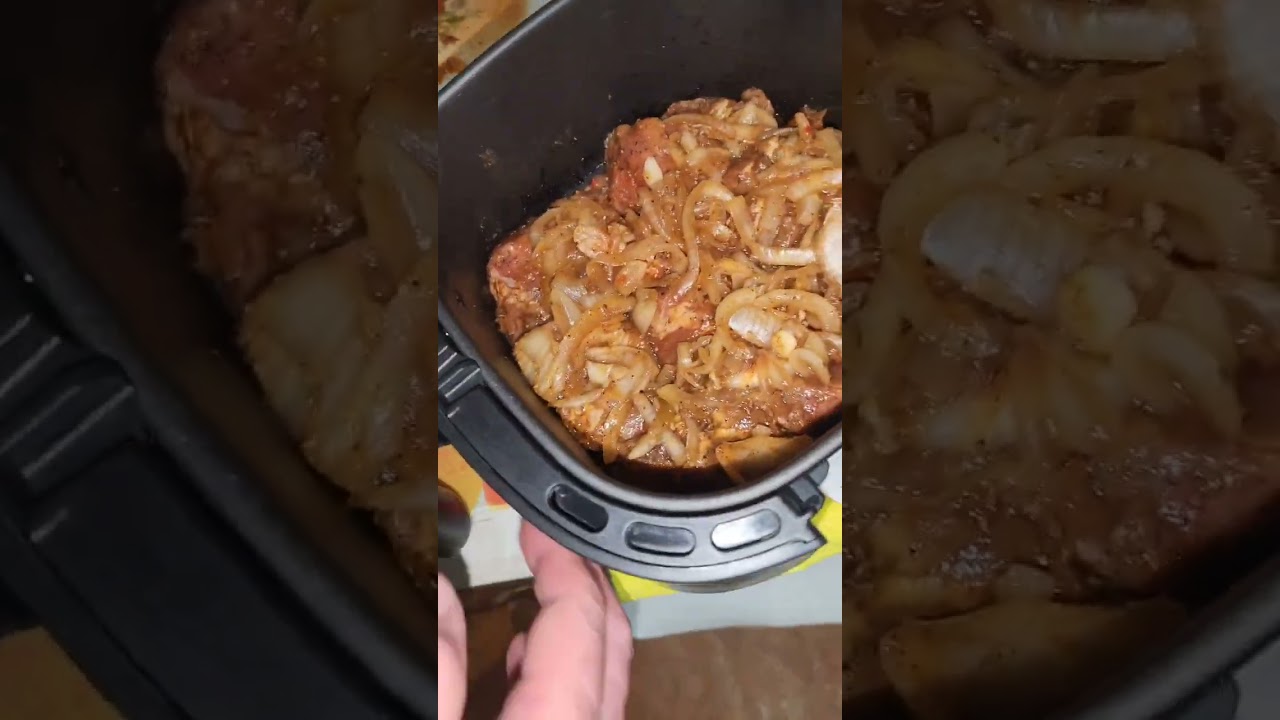 Аэрогриль Tefal. Всё Со Свининкой Закончили, на этом этапе.