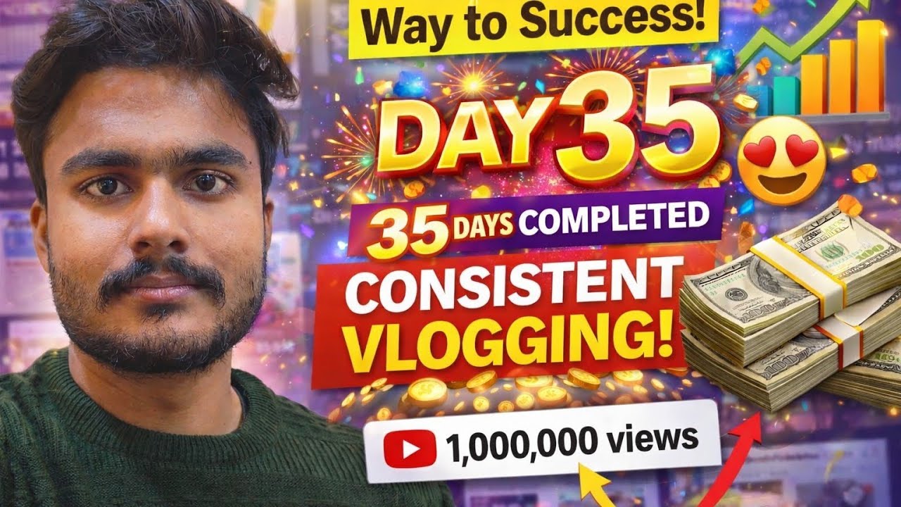 Consistency Test: 35 Days of Daily Vlogging ✅