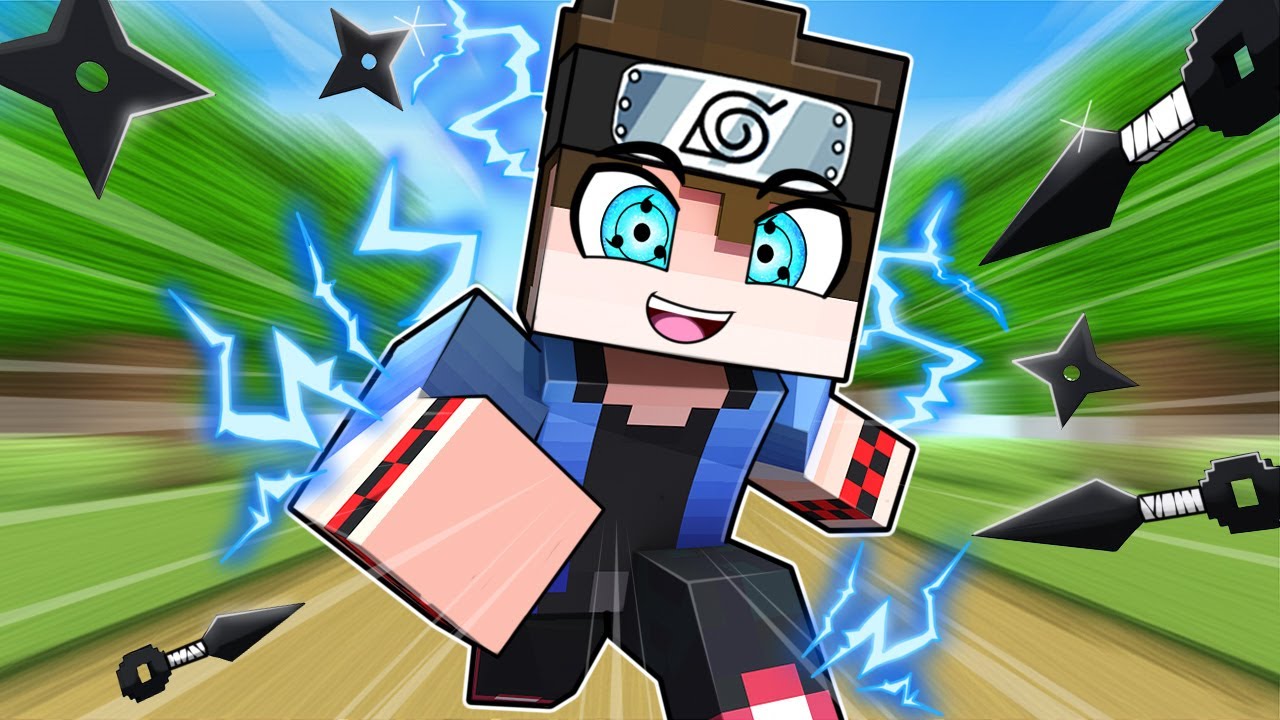 O SHARINGAN da VELOCIDADE no NARUTO Minecraft