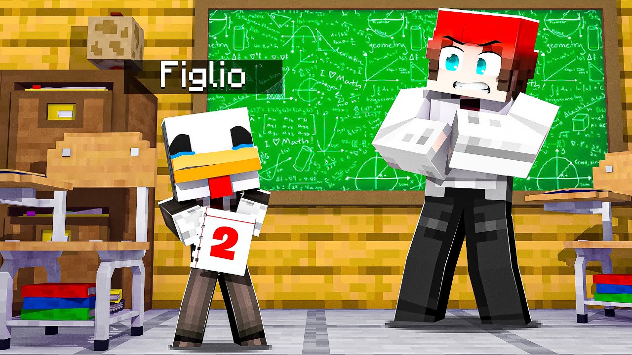MIO FIGLIO È STATO BOCCIATO A SCUOLA SU MINECRAFT