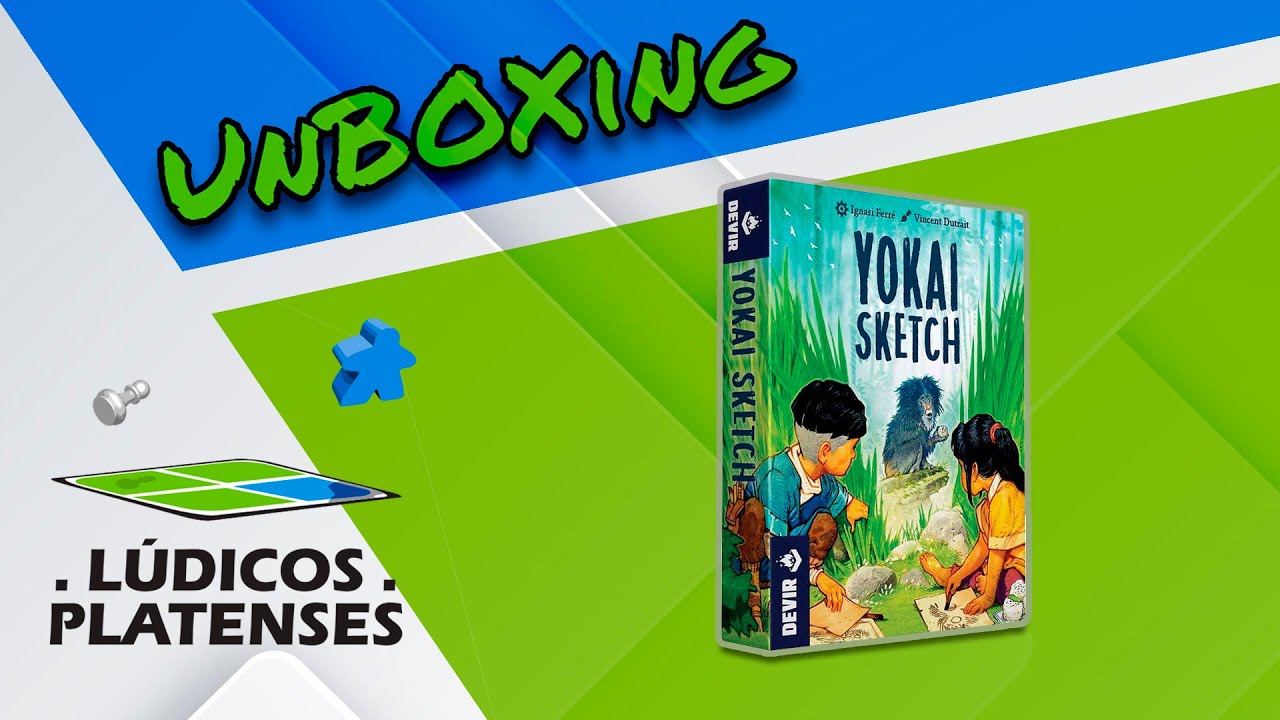 Conociendo Yokai Sketch | Devir | Unboxing | Kemushi Saga