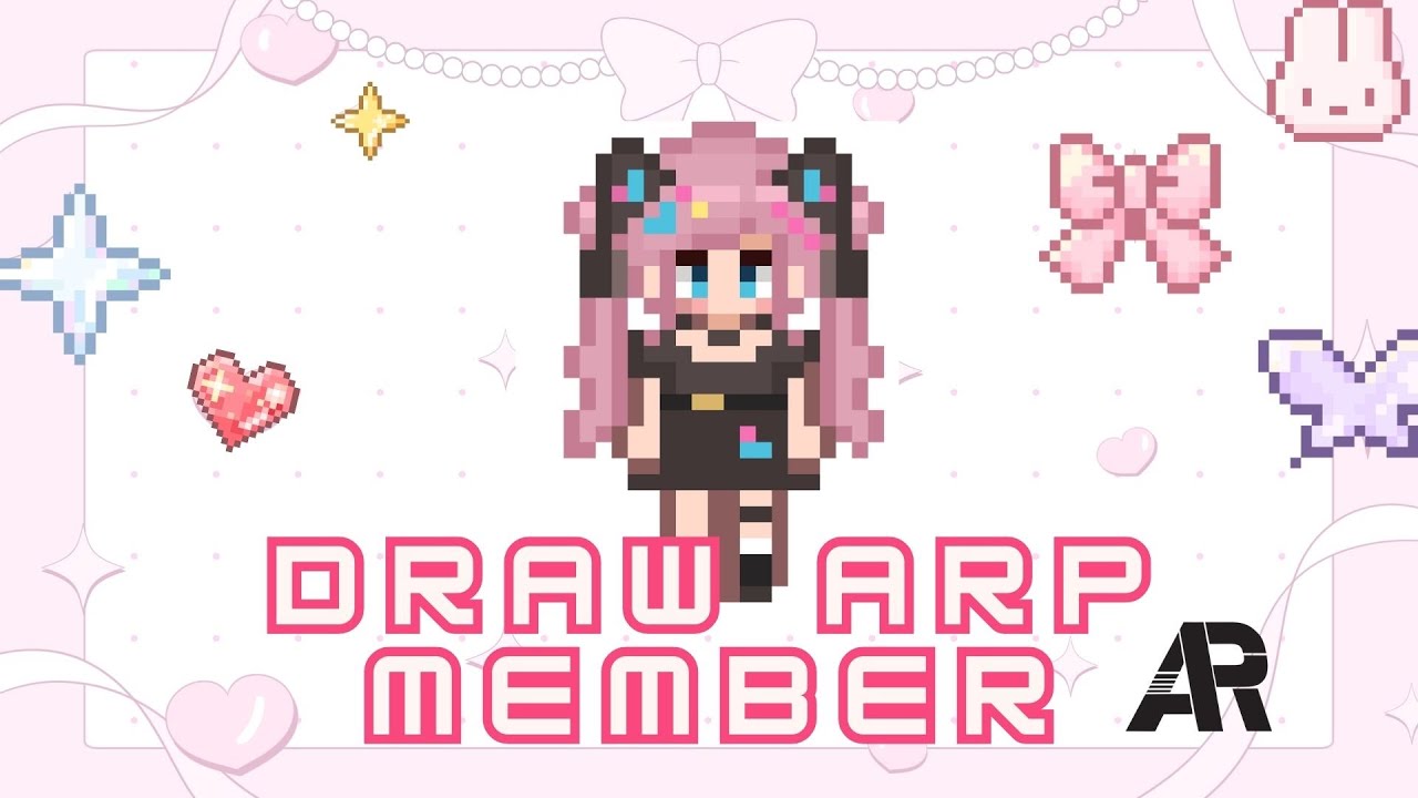 【🔴Drawing】Draw a random member of ARP with pixel style!