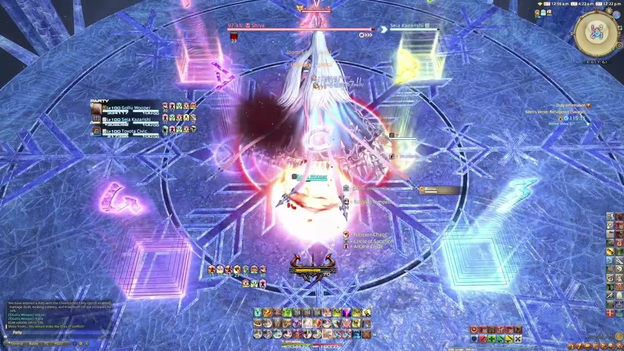 ffxiv e8s 3 man no healer clear
