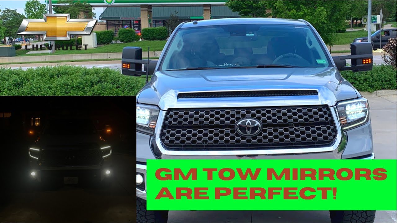 GM Tow Mirrors! My favorite Tundra addition yet!
