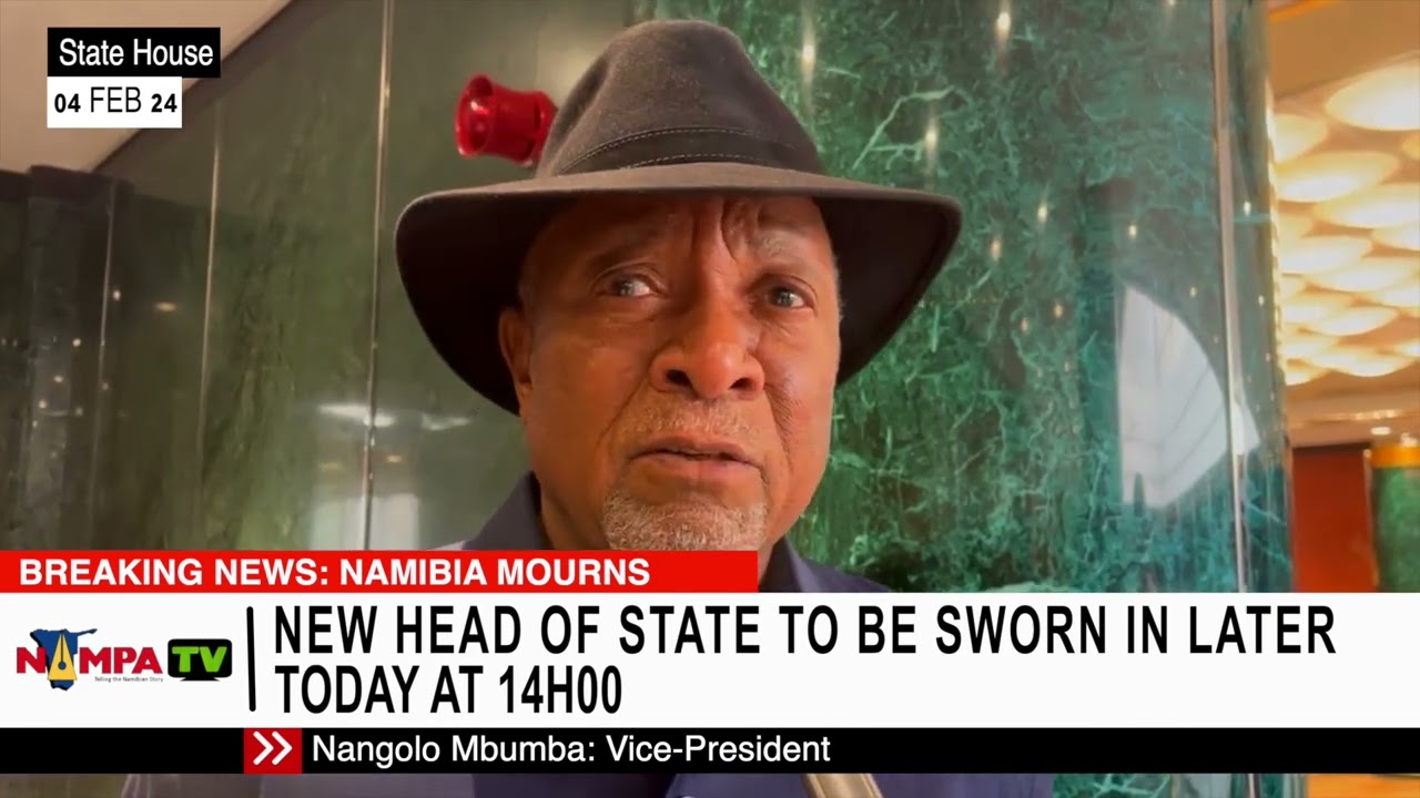 New Head of State to be sworn in later today at 14:00