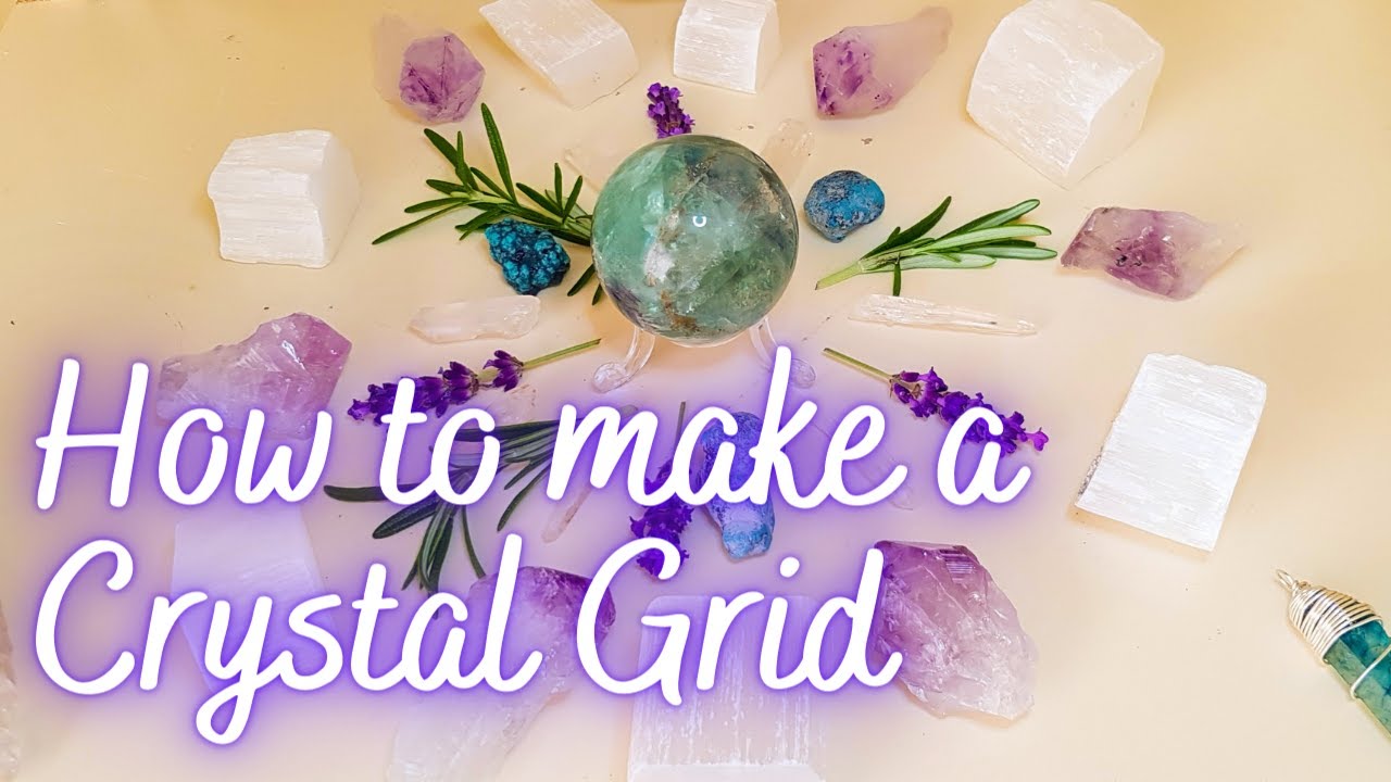 How to create a crystal grid (for healing / health)