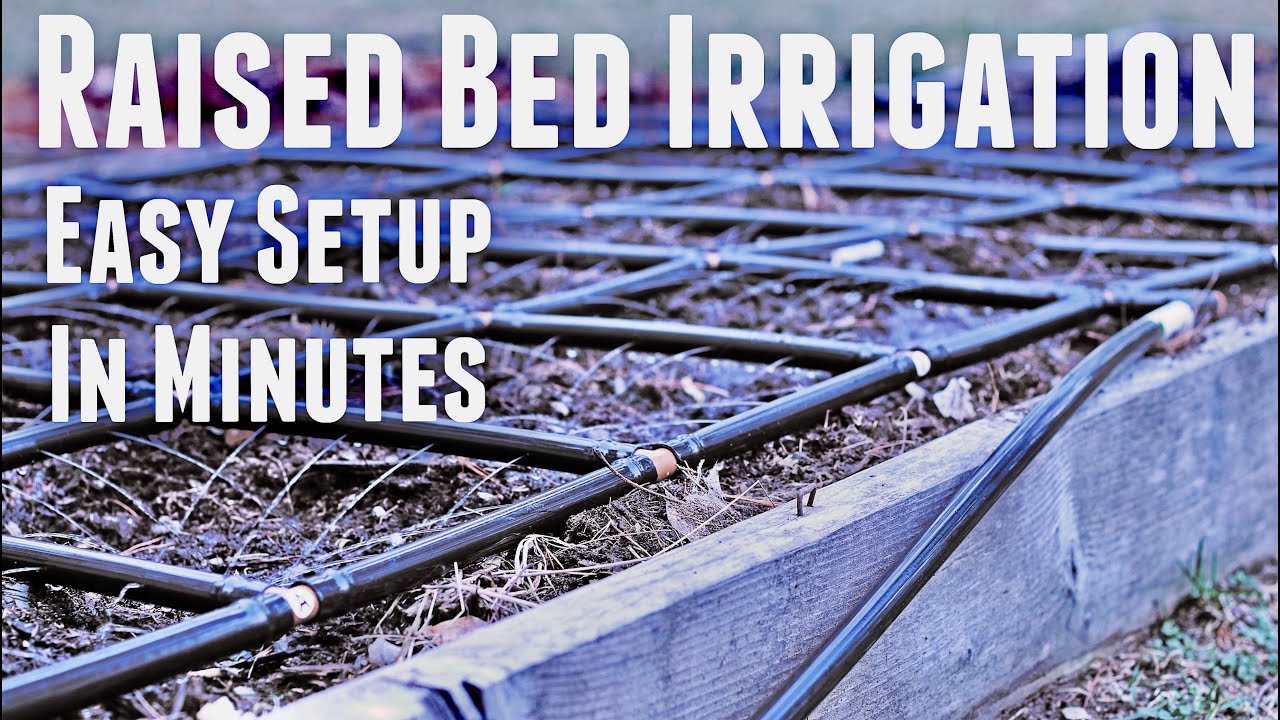 Raised Bed Square Foot Garden Irrigation System Easy Setup | Garden in Minutes | Garden Grid Review