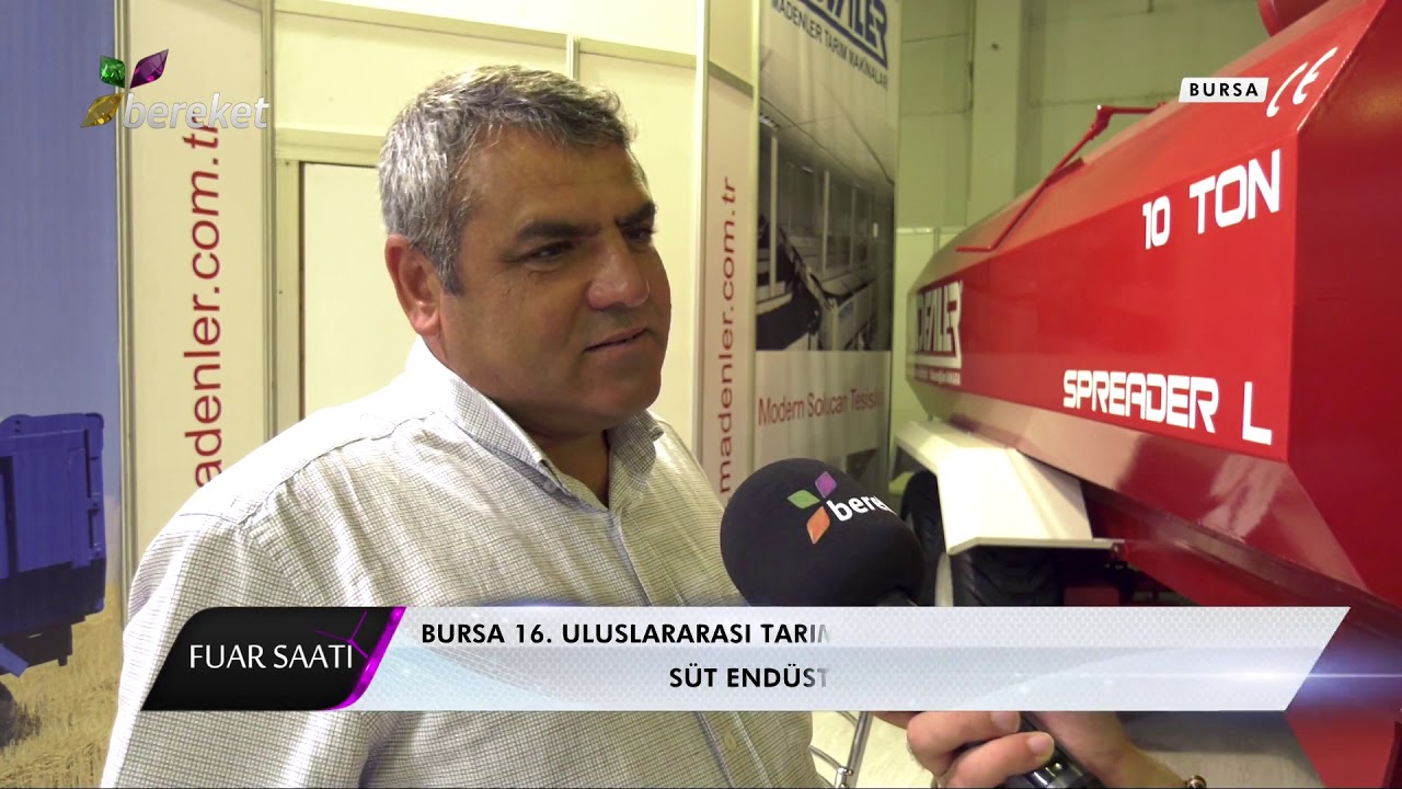 BURSA TARIM FUARI 2018 - MADENLER MAKİNA