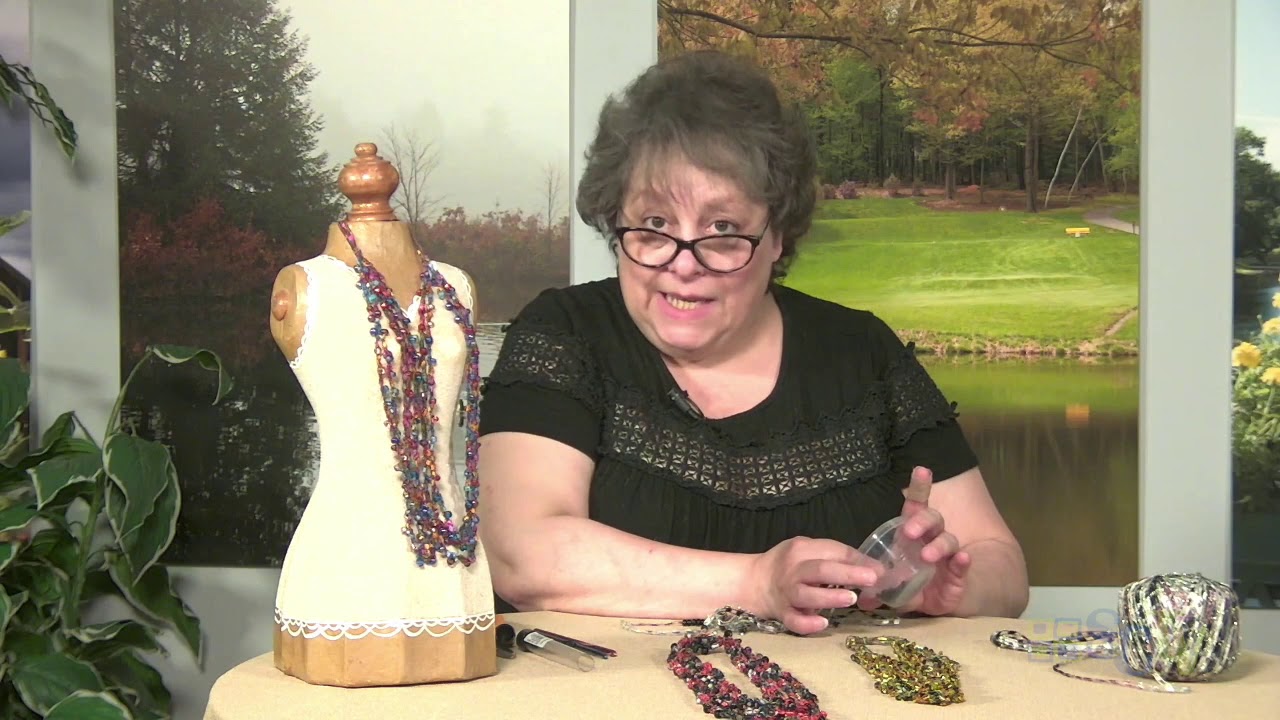 Focus on Fiber: Crocheted Beaded Necklaces