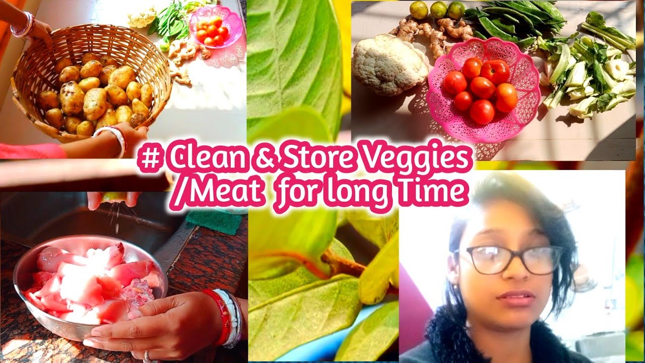 How do I Clean Veggies/Potato/Meat in this Pandemic situation|এই ভাবে নতুন আলু স্টোর করি|