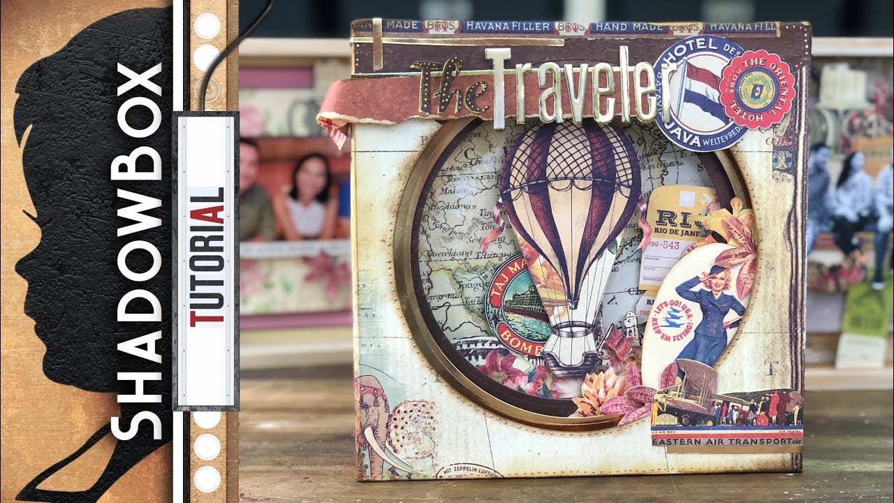 Tutorial Traveler Shadow Box