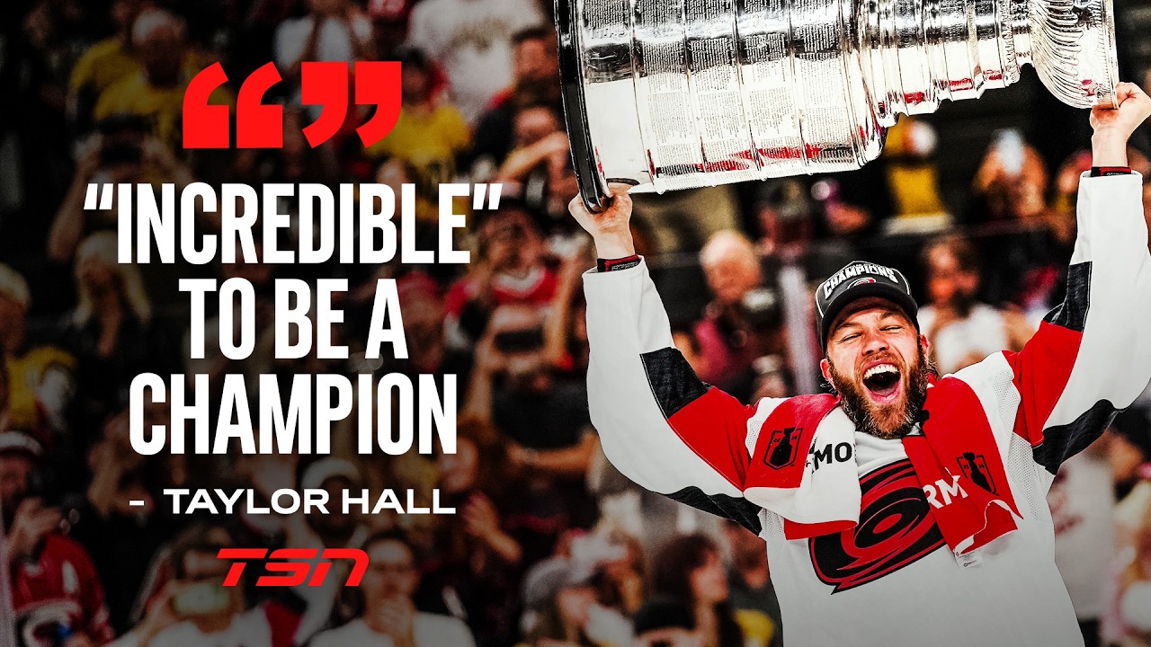 Hall explains how 'incredible' it feels to finally be a Stanley Cup champion
