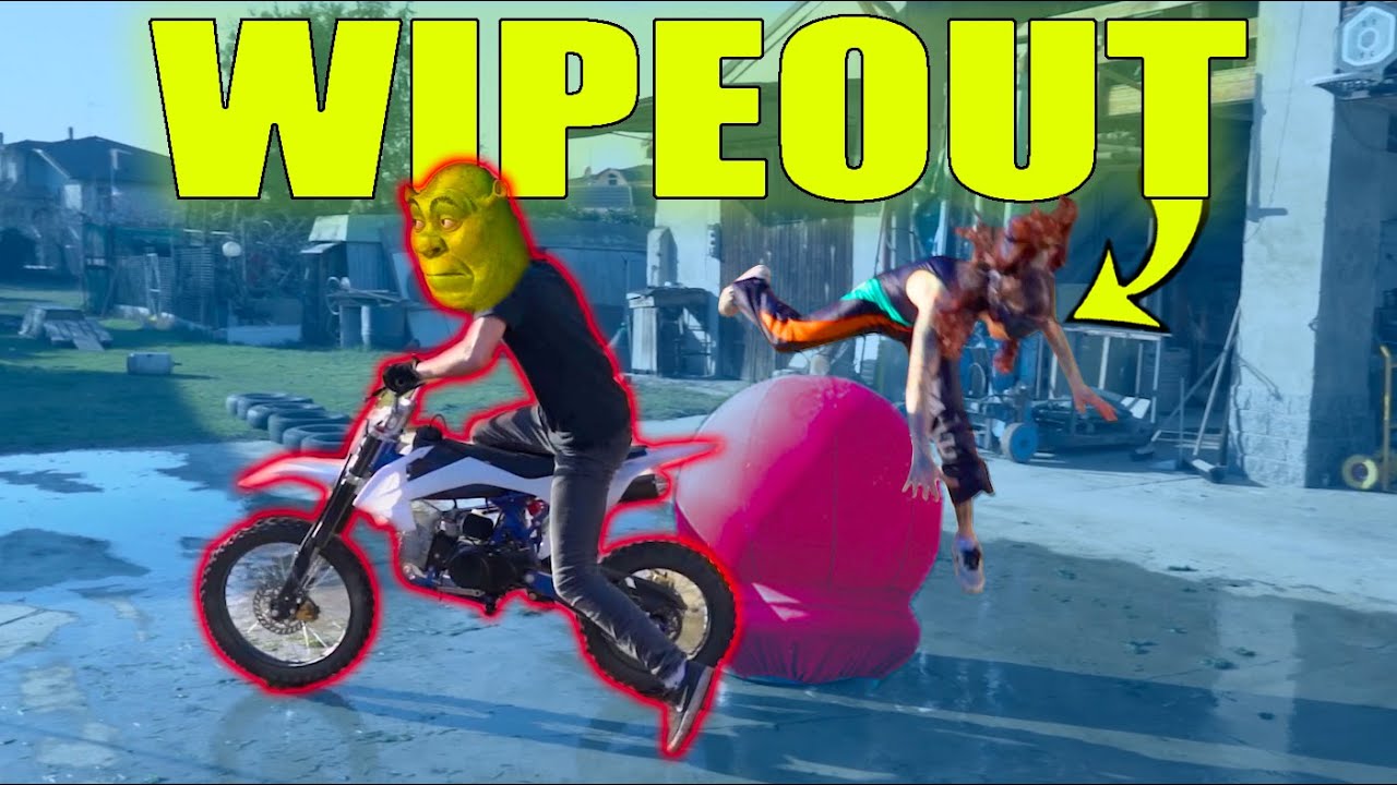WIPEOUT CON LE PITBIKE
