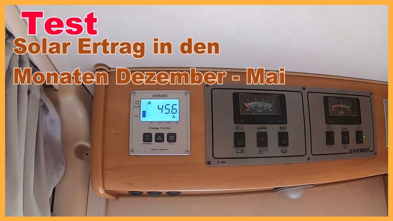 Solar Ertrag Dezember bis Mai was bringen die neuen Marine Flexi Solarmodule von Wattstunde