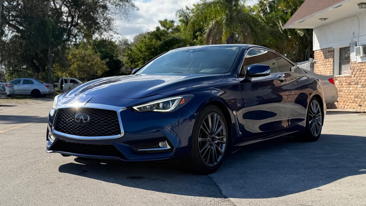 Infiniti Q60 Twin Turbo 3.0T 2019 года: Комфорт и производительность