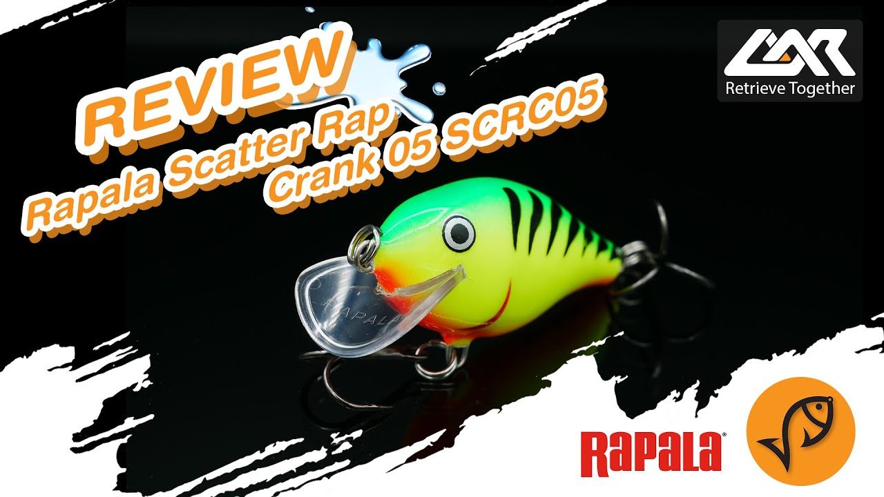 Rapala Scatter Rap Crank SCRC05 ][  Lure Action Review Channel
