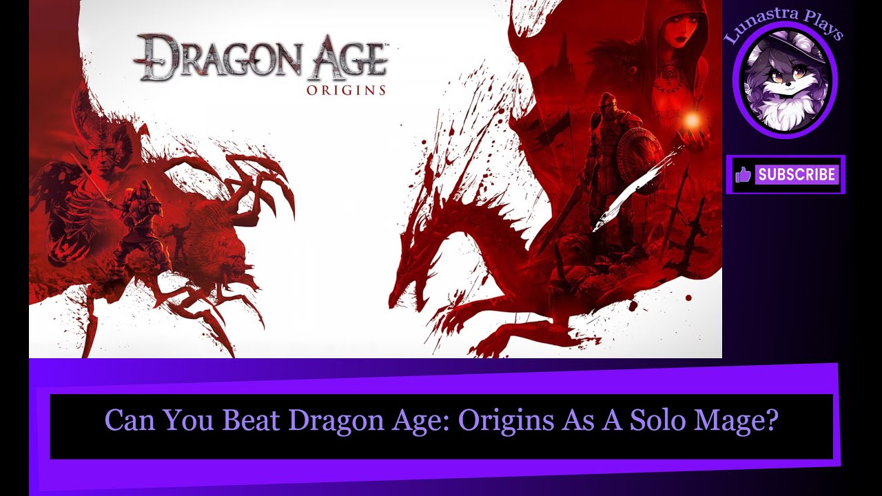 Can You Beat Dragon Age Origins As a Solo Mage? | Challenge Run