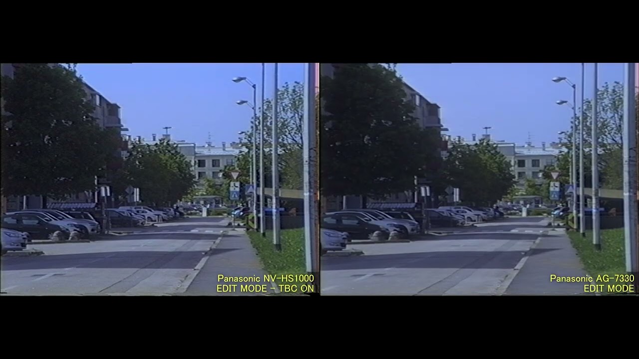 Panasonic NV-HS1000 vs Panasonic AG-7330 | Visual comparison