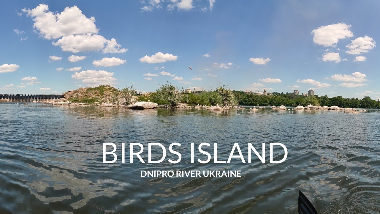 Birds Island. Dnipro River