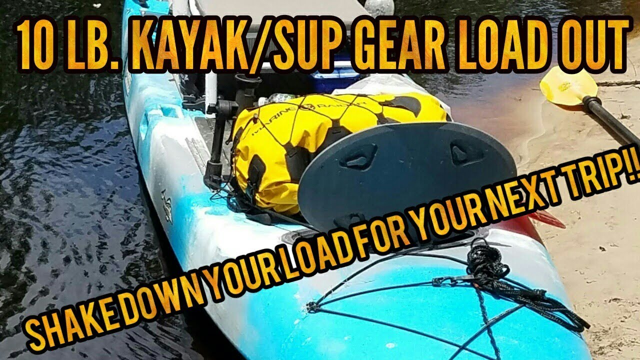 10 LB. ULTRALIGHT KAYAK/SUP CAMPING GEAR LOAD OUT