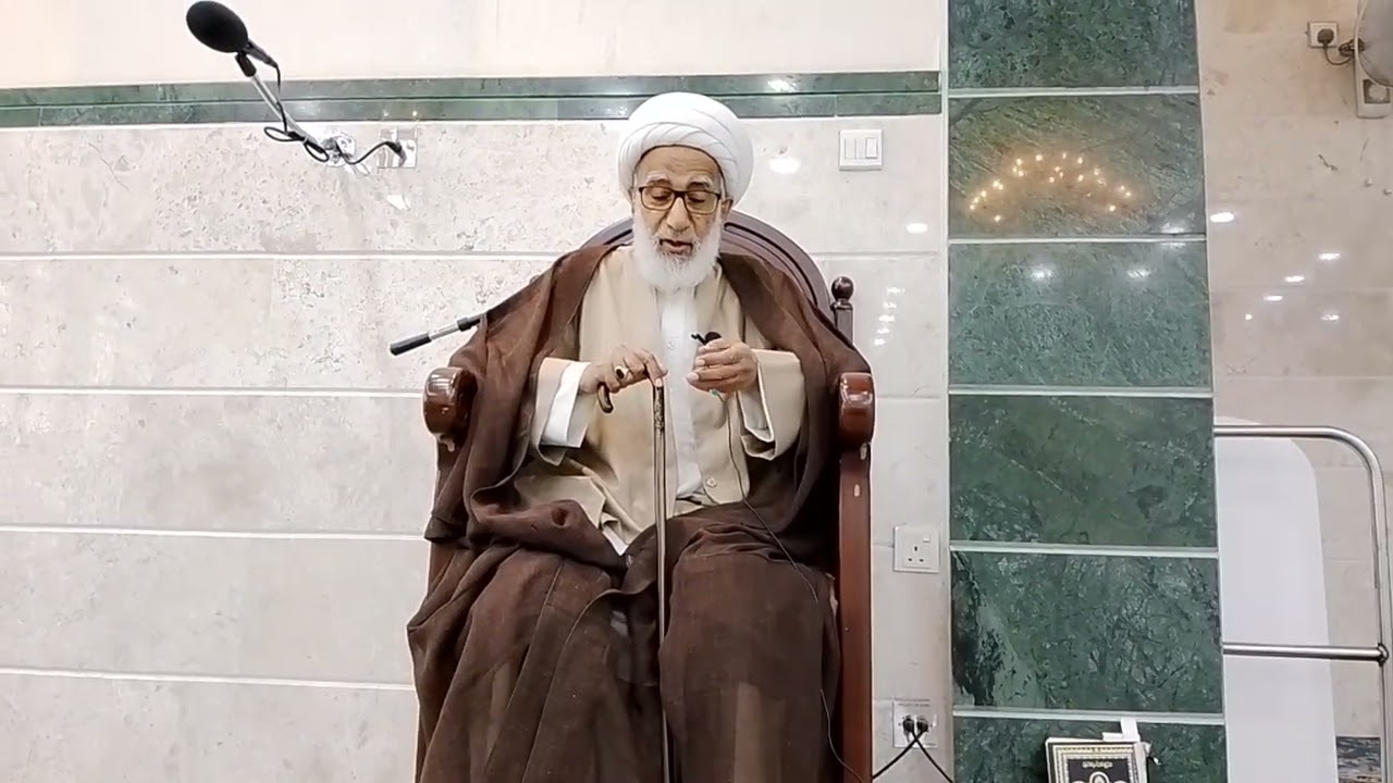 العلامة الشيخ محمد صالح الربيعي محاضرة آخر شعبان مسجد السيد ابراهيم 1447