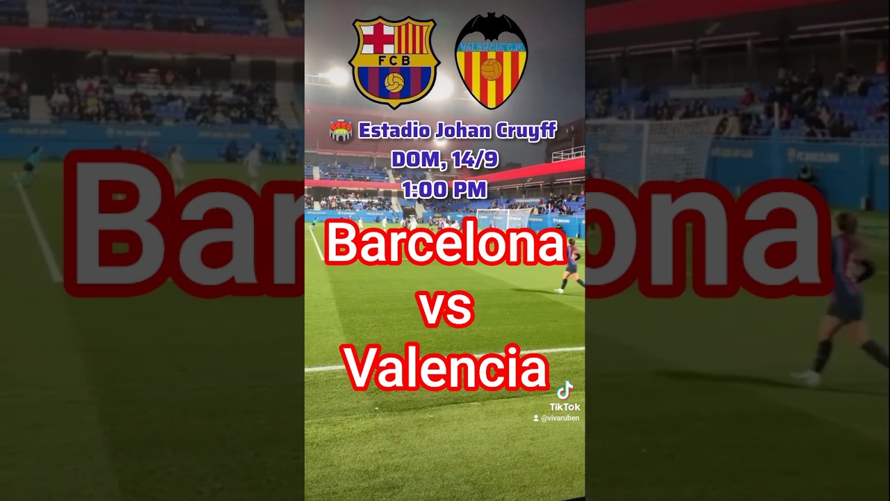 Barcelona vs Valencia - #barcelona #fas #cdfas