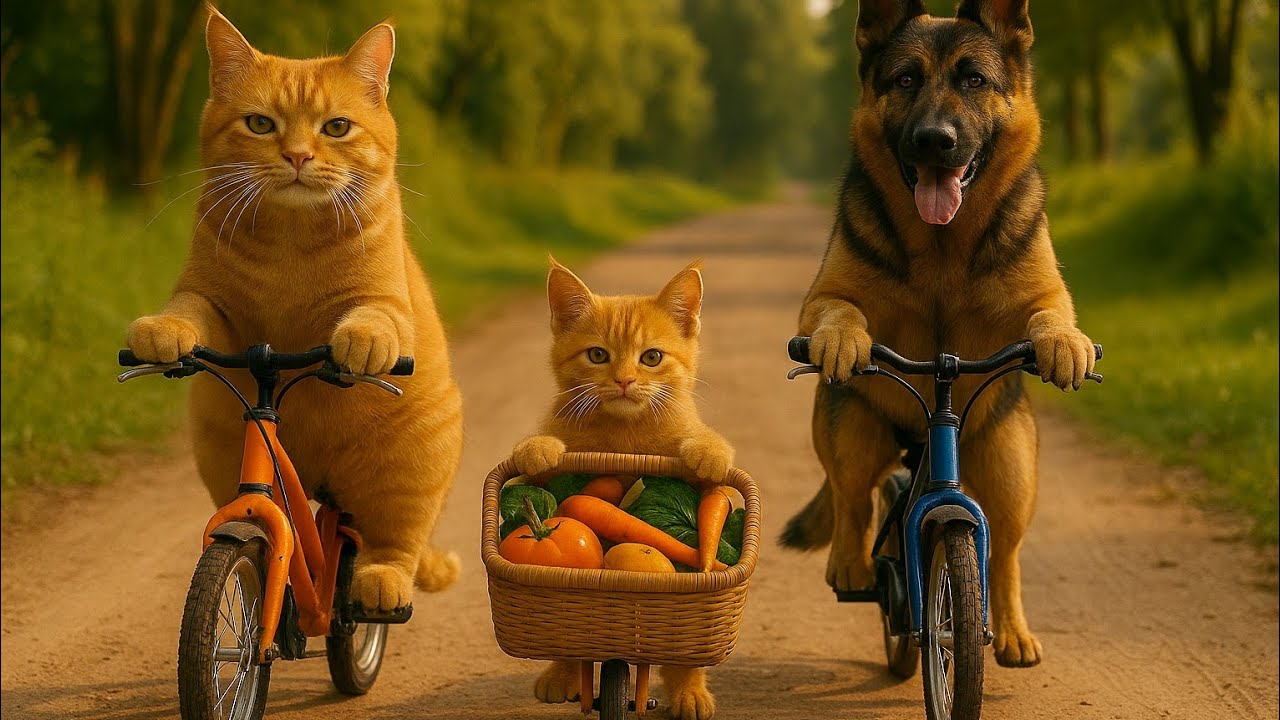 🚲🐱 