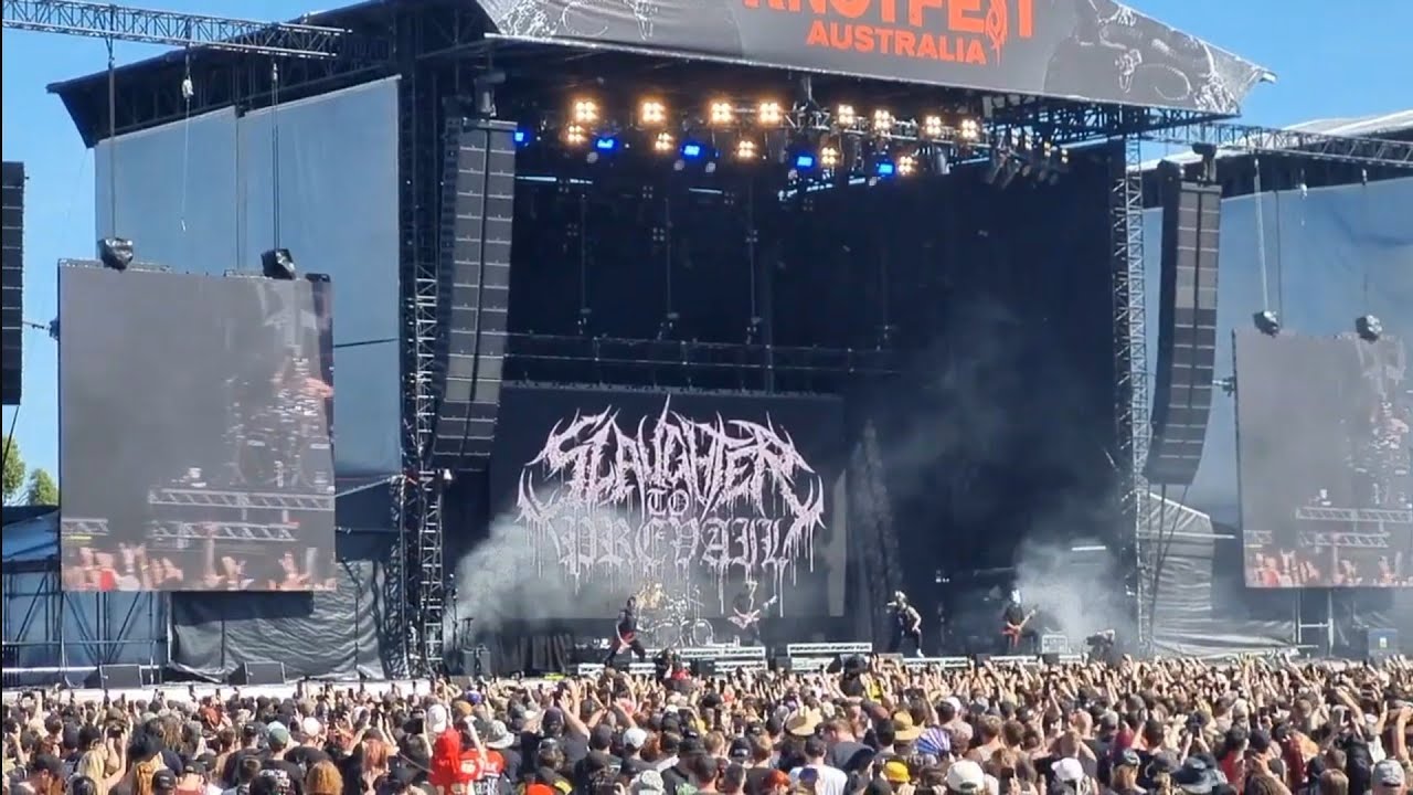Slaughter to Prevail Knotfest Melbourne 2024 Full Set 