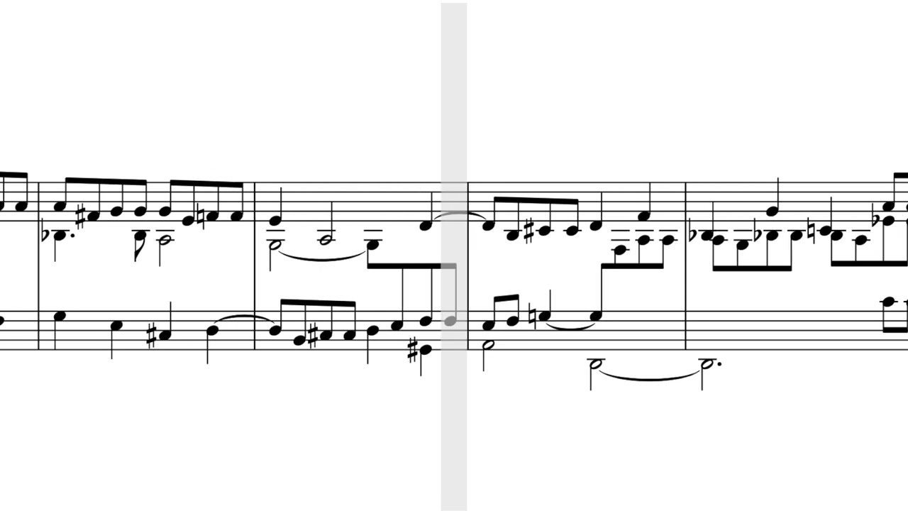 #21: Triple Fugue on Bach's themes