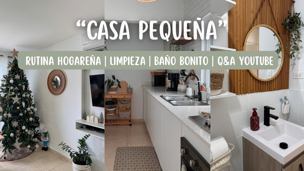 Mi rutina de limpieza 🫧🏡 Casa pequeña estilo nórdico ✨ Respondo preguntas 💬❤️YouTube 
