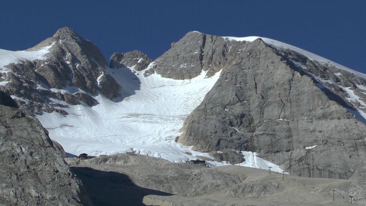 Marmolada Punta Penia  (3342mt) Via normale del ghiacciaio