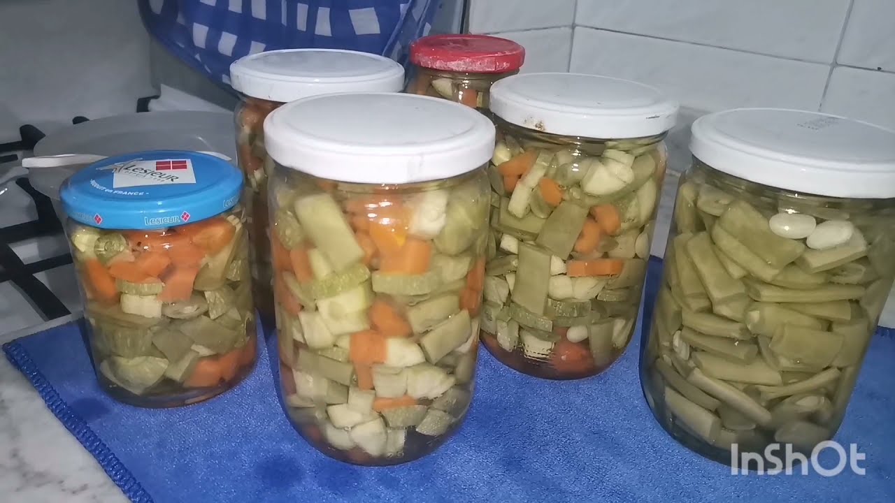 طريقةحفظ الخضار  / واللوبياء # مع ميرنا #  ولا هم الفريزر والكهرباء / جاهزة للطبخ / ويحفظ لمدة اكثر