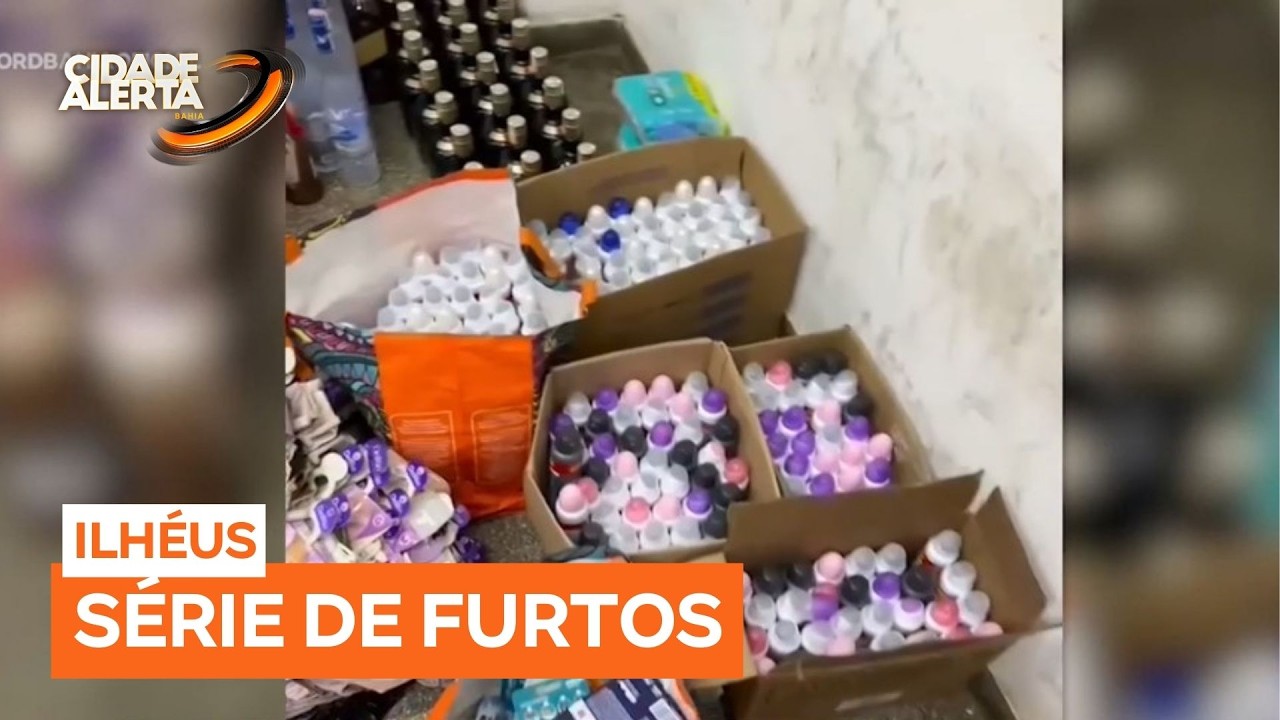 Polícia prende quadrilha por série de furtos em supermercados de Ilhéus (BA)