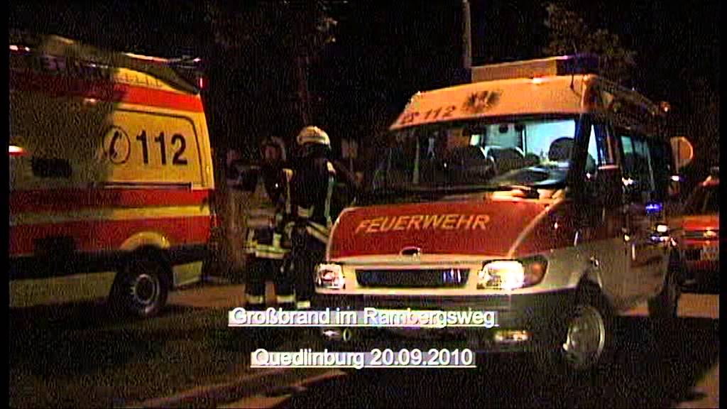 Freiwillige Feuerwehr Quedlinburg im Einsatz - wahre Helden einer Kleinstadt