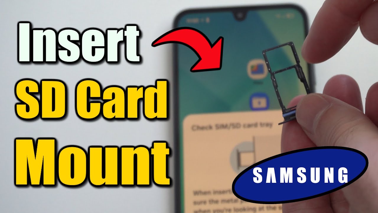 Как вставить SD-карту в телефон Samsung Galaxy и установить SD-карту (инструкция для Android)