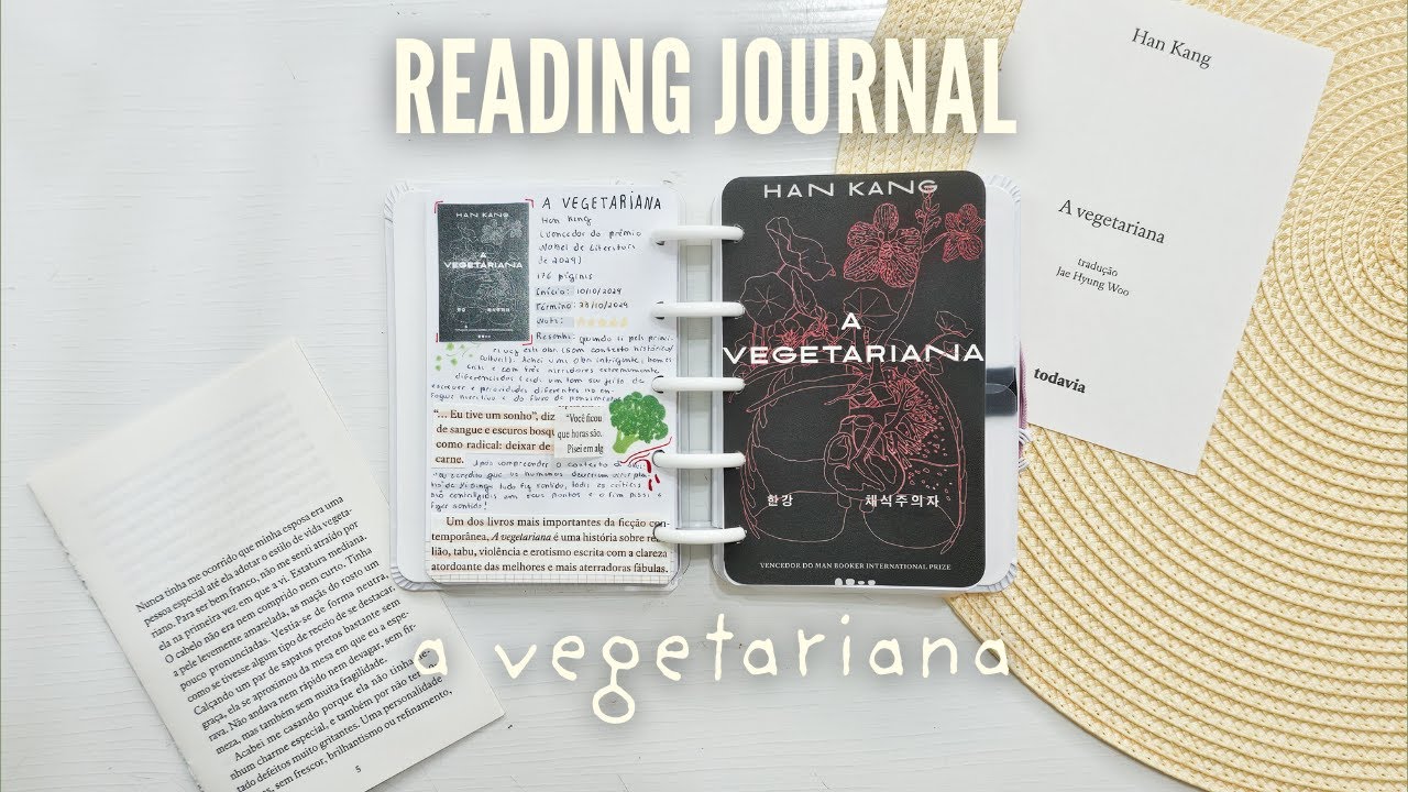 READING JOURNAL: A VEGETARIANA - atualizando caderno de leituras ft. Caderno Inteligente/ Inteligine