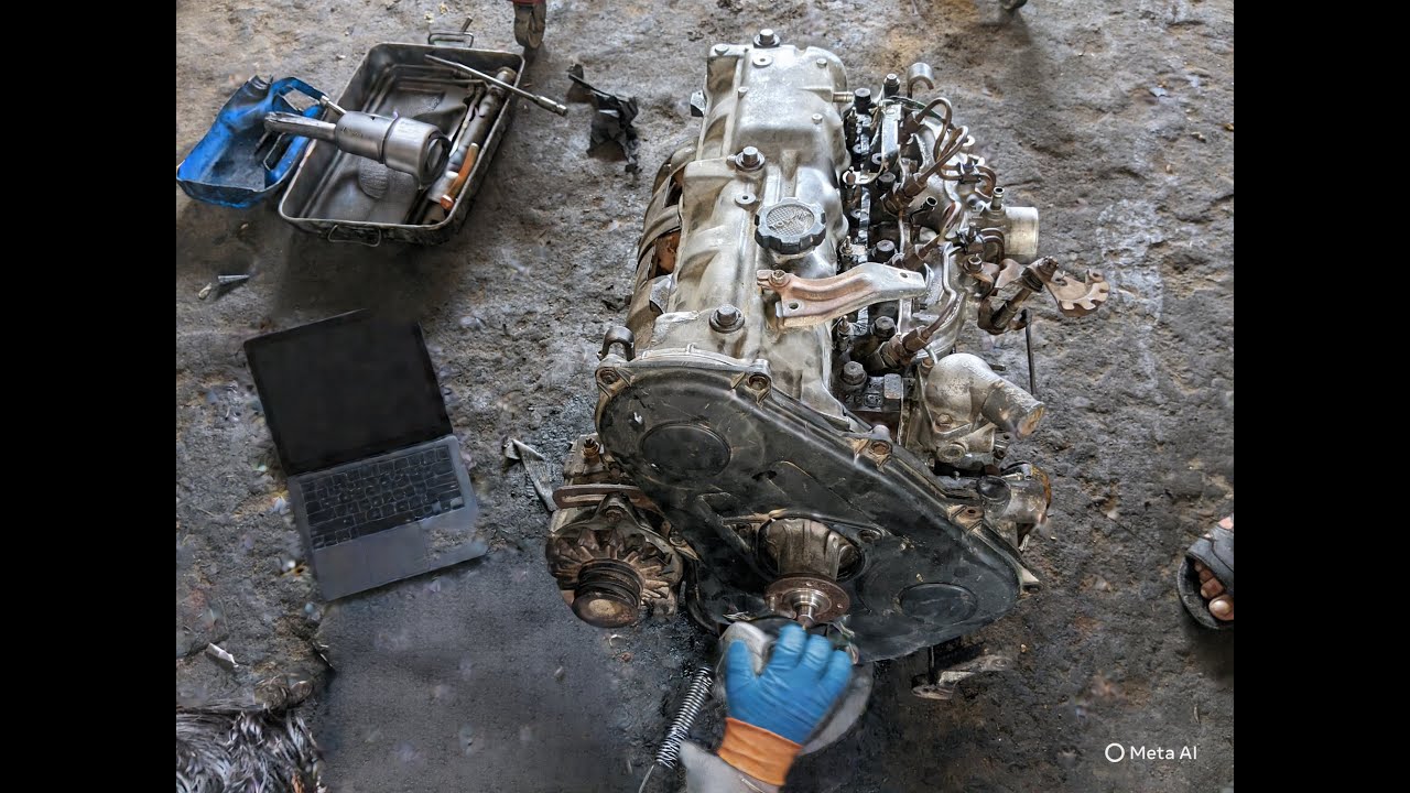 TOYOTA HIACE 2 L DESEL ENGINE REPAIRING FETING FULLY GUIDE STEP BY STEP