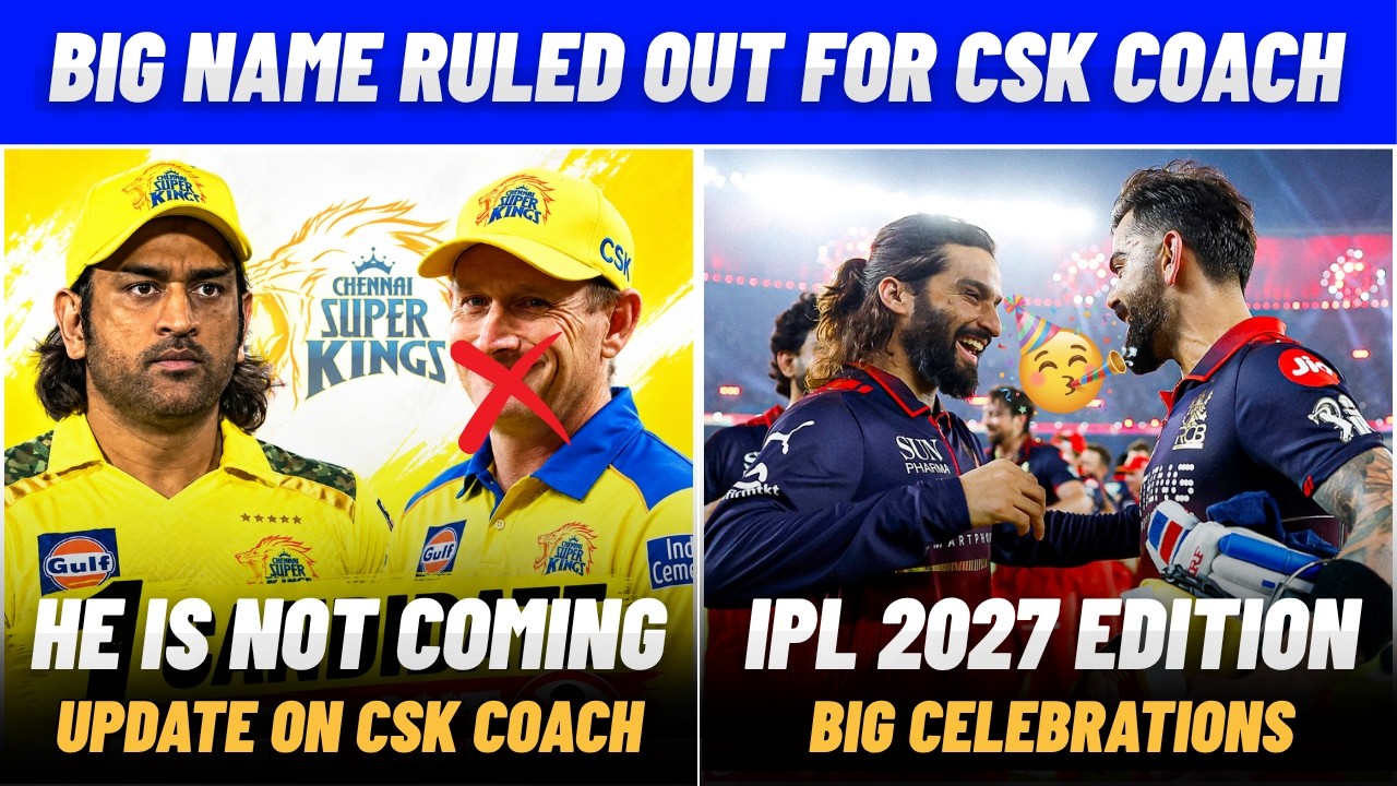 IPL 2027: One Coach ruled out for CSK | IPL 2027 Auction update | IPL News Tamil