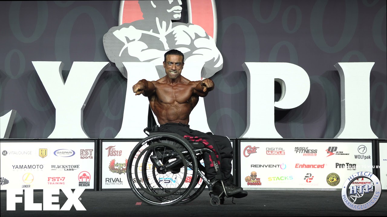 2021 3rd Place Wheelchair Olympia  Bodybuilding Anthony Khadraoui