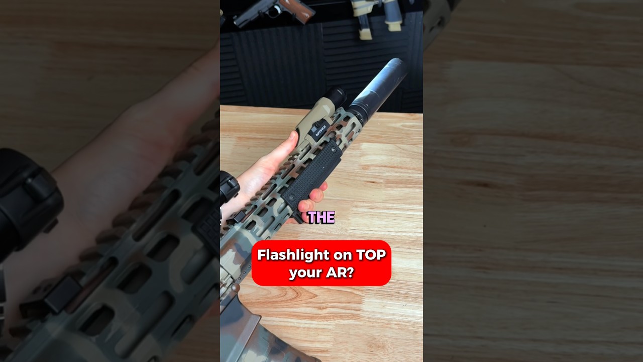 Would you mount a flashlight on top of your AR? - Inforce￼ WMLx